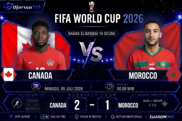 Prediksi Canada vs Morocco Piala Dunia 2026
