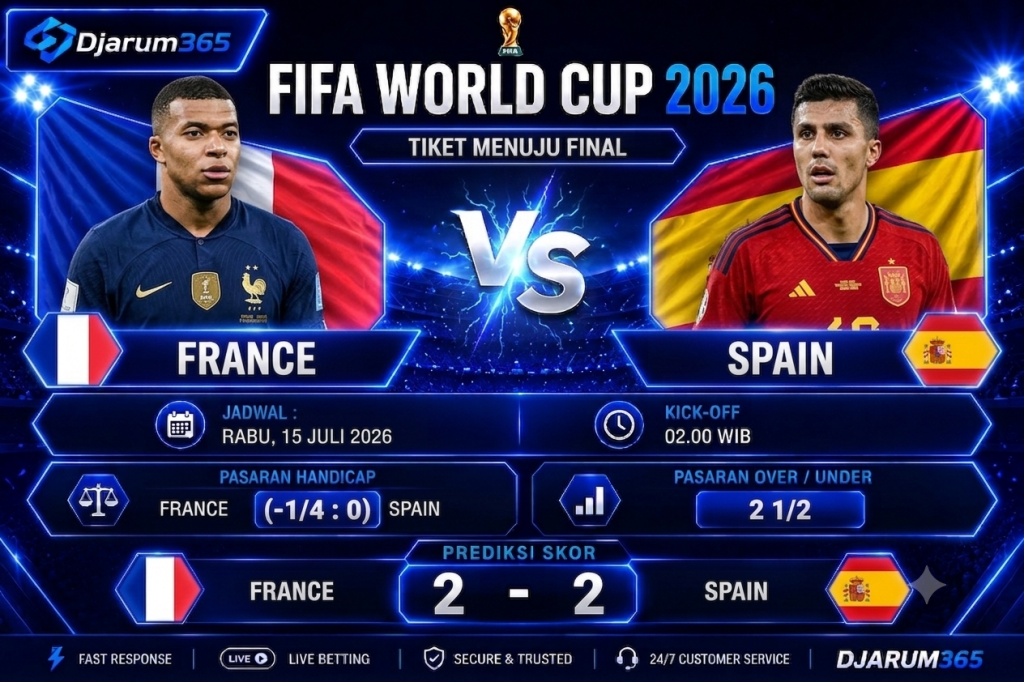 Prediksi France vs Spain
