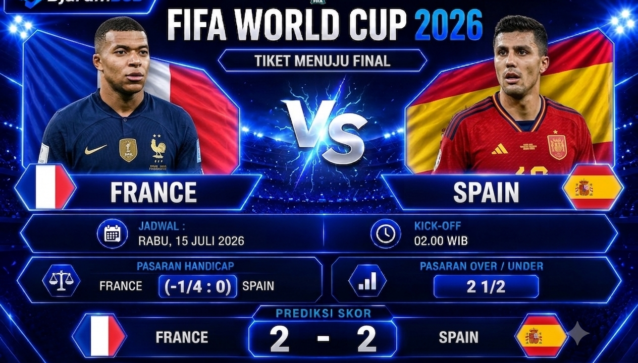Prediksi France vs Spain