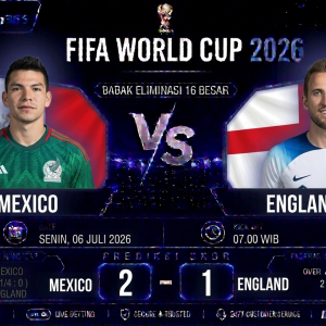 Prediksi Mexico vs England Piala Dunia 2026 El Tri Siap Ciptakan Kejutan di Babak 16 Besar