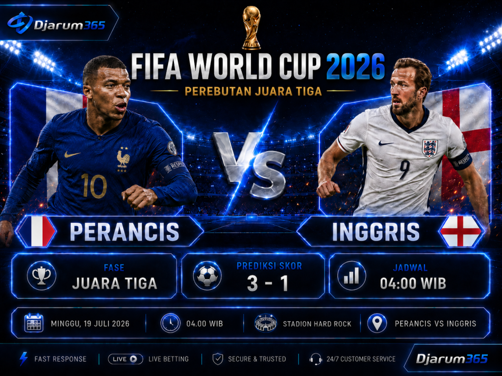 Prediksi Perancis vs Inggris