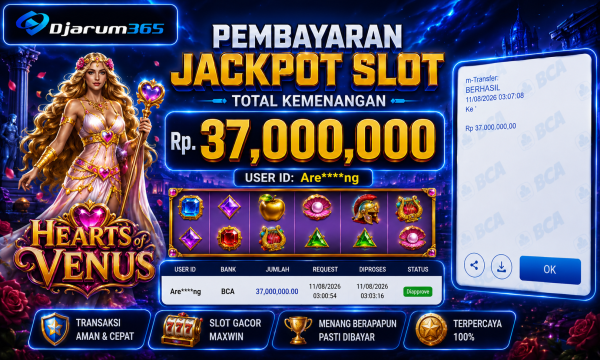 PEMBAYARAN KEMENANGAN RP. 37,000,000 TANGGAL 11 AGUSTUS 2026