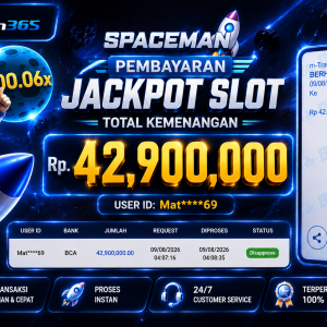 PEMBAYARAN KEMENANGAN RP. 42,900,000 TANGGAL 09 AGUSTUS 2026