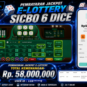 PEMBAYARAN KEMENANGAN RP. 58,000,000 TANGGAL 08 AGUSTUS 2026