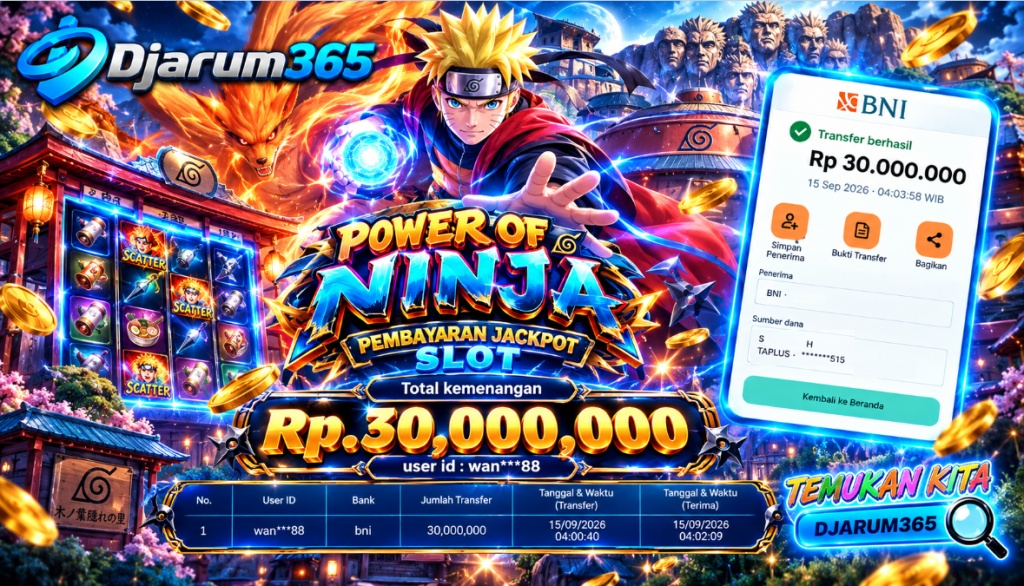 PEMBAYARAN KEMENANGAN RP. 30,000,000 TANGGAL 15 SEPTEMBER 2026