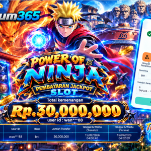 PEMBAYARAN KEMENANGAN RP. 30,000,000 TANGGAL 15 SEPTEMBER 2026
