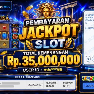 PEMBAYARAN KEMENANGAN RP. 35,000,000 TANGGAL 06 SEPTEMBER 2026