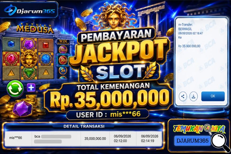 PEMBAYARAN KEMENANGAN RP. 35,000,000 TANGGAL 06 SEPTEMBER 2026