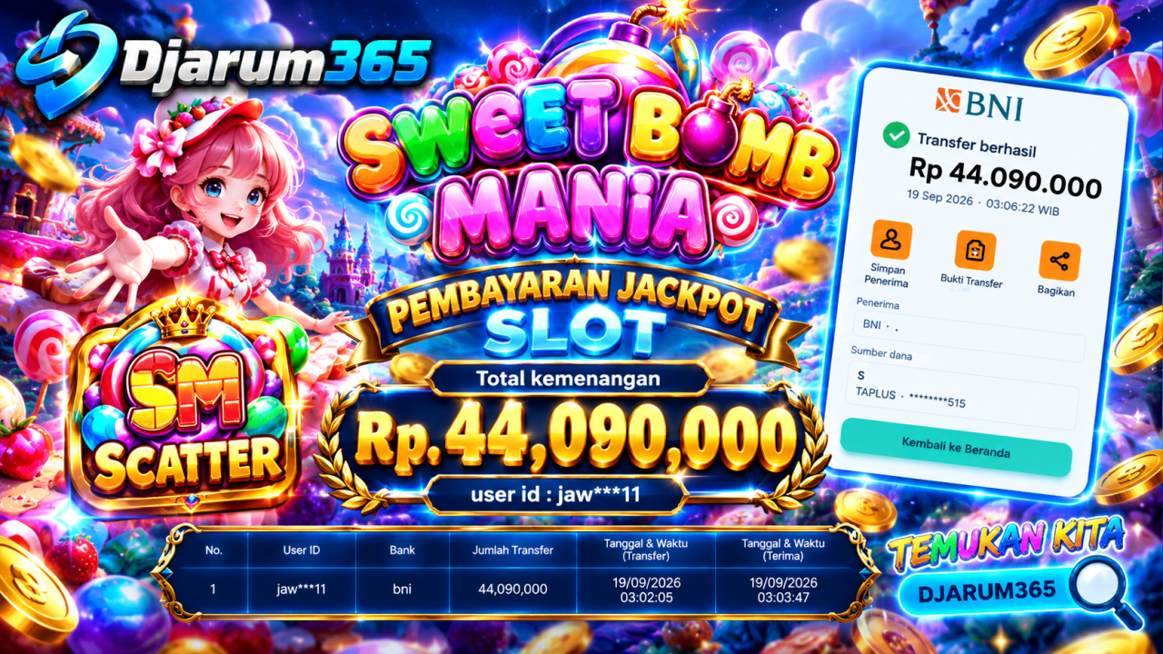 PEMBAYARAN KEMENANGAN RP. 44,090,000 TANGGAL 19 SEPTEMBER 2026