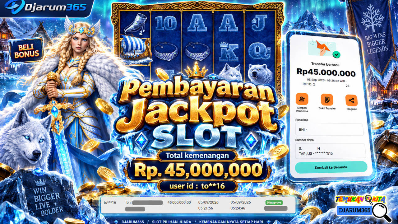 PEMBAYARAN KEMENANGAN RP. 45,000,000 TANGGAL 05 SEPTEMBER 2026
