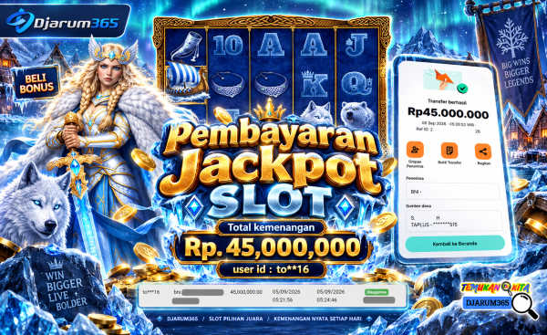 PEMBAYARAN KEMENANGAN RP. 45,000,000 TANGGAL 05 SEPTEMBER 2026