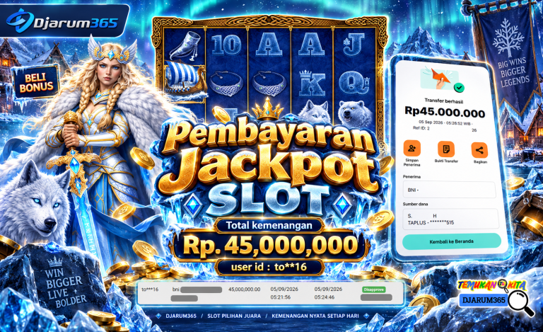 PEMBAYARAN KEMENANGAN RP. 45,000,000 TANGGAL 05 SEPTEMBER 2026