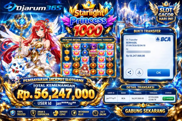 PEMBAYARAN KEMENANGAN RP. 56,247,000 TANGGAL 07 SEPTEMBER 2026