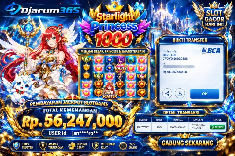PEMBAYARAN KEMENANGAN RP. 56,247,000 TANGGAL 07 SEPTEMBER 2026