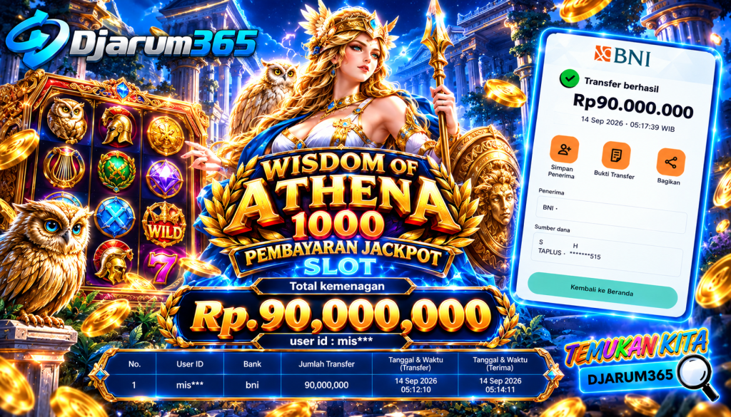 PEMBAYARAN KEMENANGAN RP. 90,000,000 TANGGAL 14 SEPTEMBER 2026