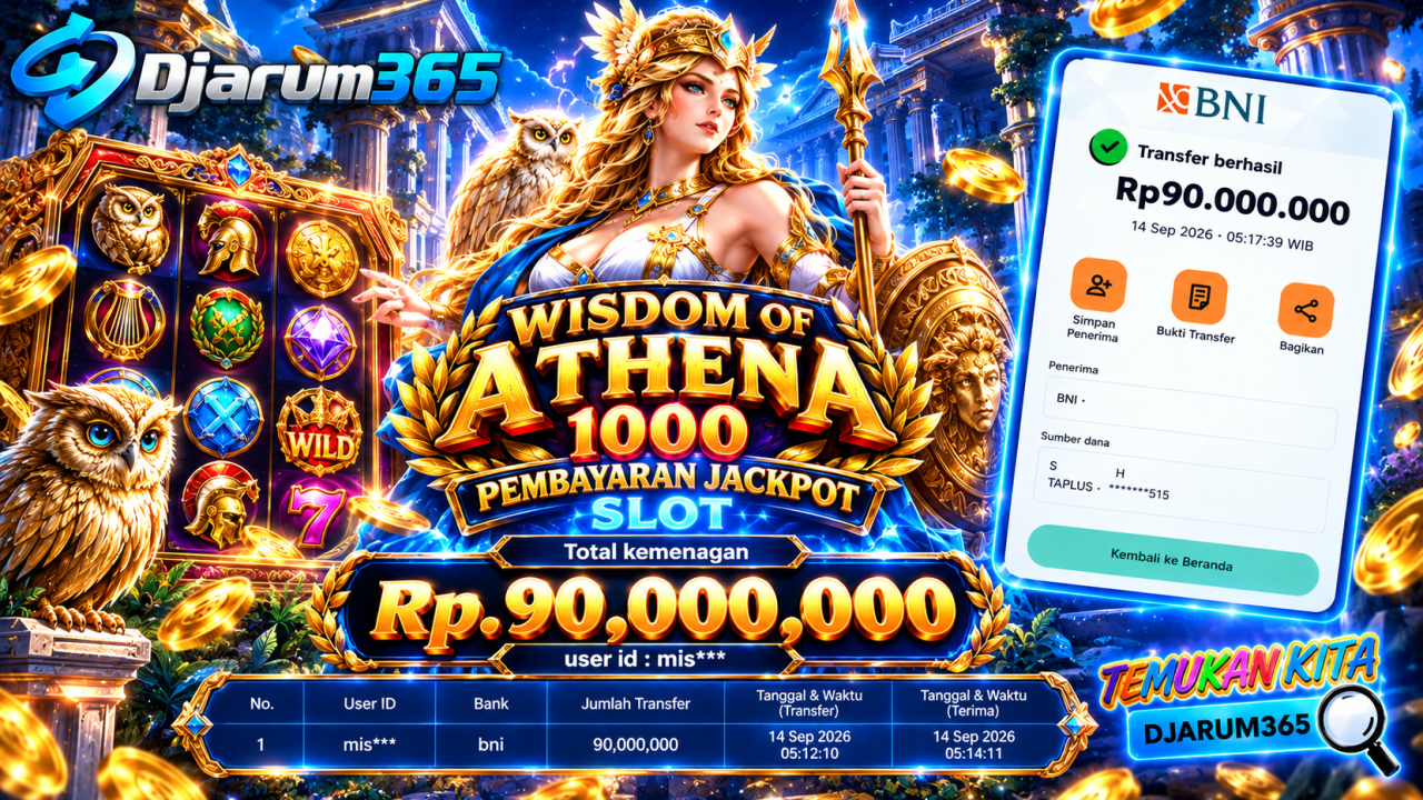 PEMBAYARAN KEMENANGAN RP. 90,000,000 TANGGAL 14 SEPTEMBER 2026