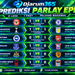 Parlay EPL 19 September 2026 Jadwal, Odds, dan Prediksi Skor Lengkap