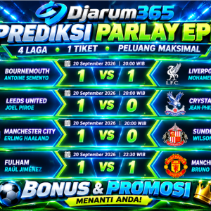 Parlay EPL 20 September 2026 Bournemouth, Liverpool hingga Manchester United