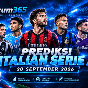 Prediksi Italian Serie A 20 September 2026 Analisis 5 Pertandingan