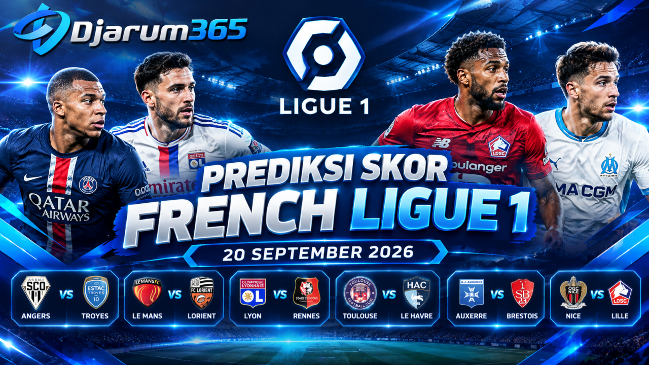 Prediksi Skor French Ligue 1 20 September 2026 Angers, Le Mans, Lyon, dan Toulouse