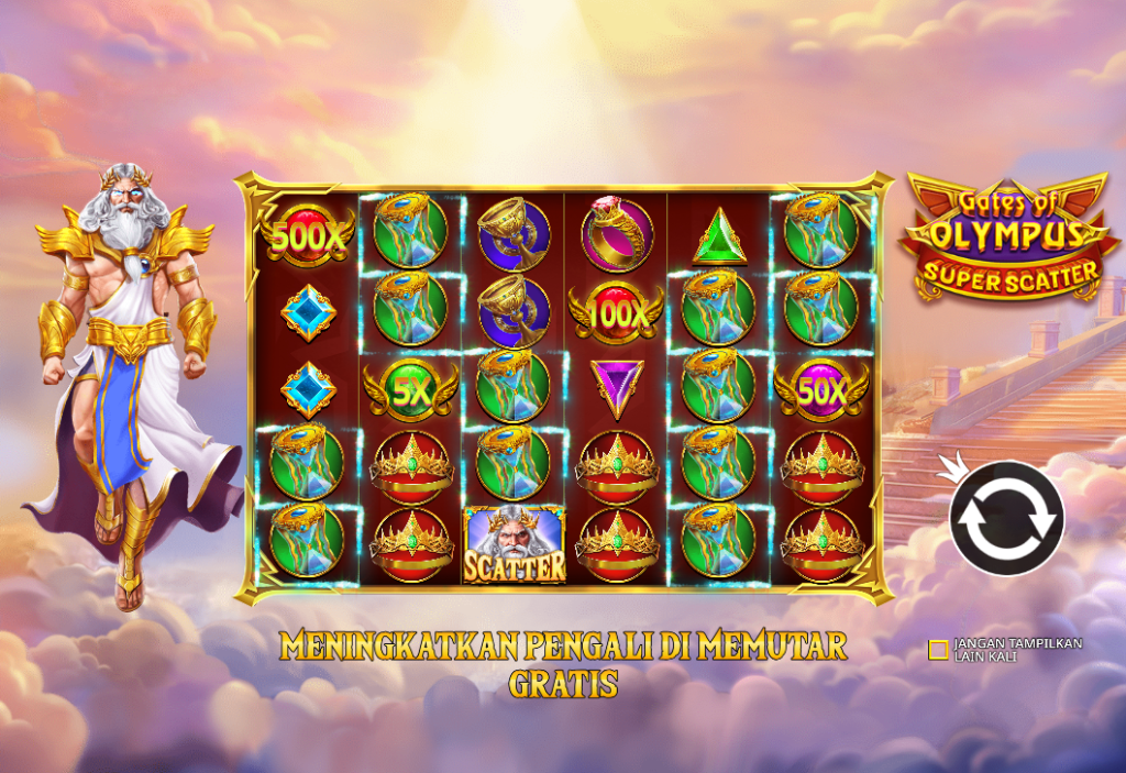PRAGMATIC PLAY - GATES OF OLYMPUS SUPER SCATTER